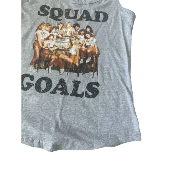 HOOTERS Squad Goals Gray Racerback Tank Top Sz S NEW - Picture 4 of 7